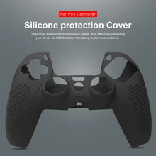 Silikonowy Gamepad ochronny odpowiedni do Play Station 5 akcesoria kontroler PS5 antypoślizgowy pokrowiec Luminous uchwyt na kciuk Cap tanie tanio FARAJIAJ CN (pochodzenie) Other