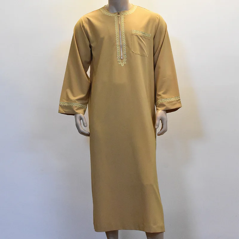 Арабская абайя, для мужчин, Пакистан, Саудовская Аравия, мусульманское платье, Оман, Исламская одежда для мужчин, кафтан Marocain Ropa Arabe Hombre Elbise Erkek