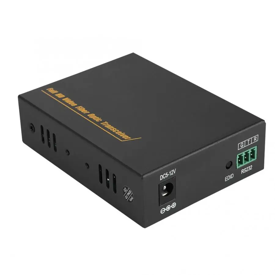 Волоконно-оптический удлинитель 4K HDMI Многомодовый LC волоконно-оптический медиаконвертер удлинитель видео аудио медиа 100-240 В