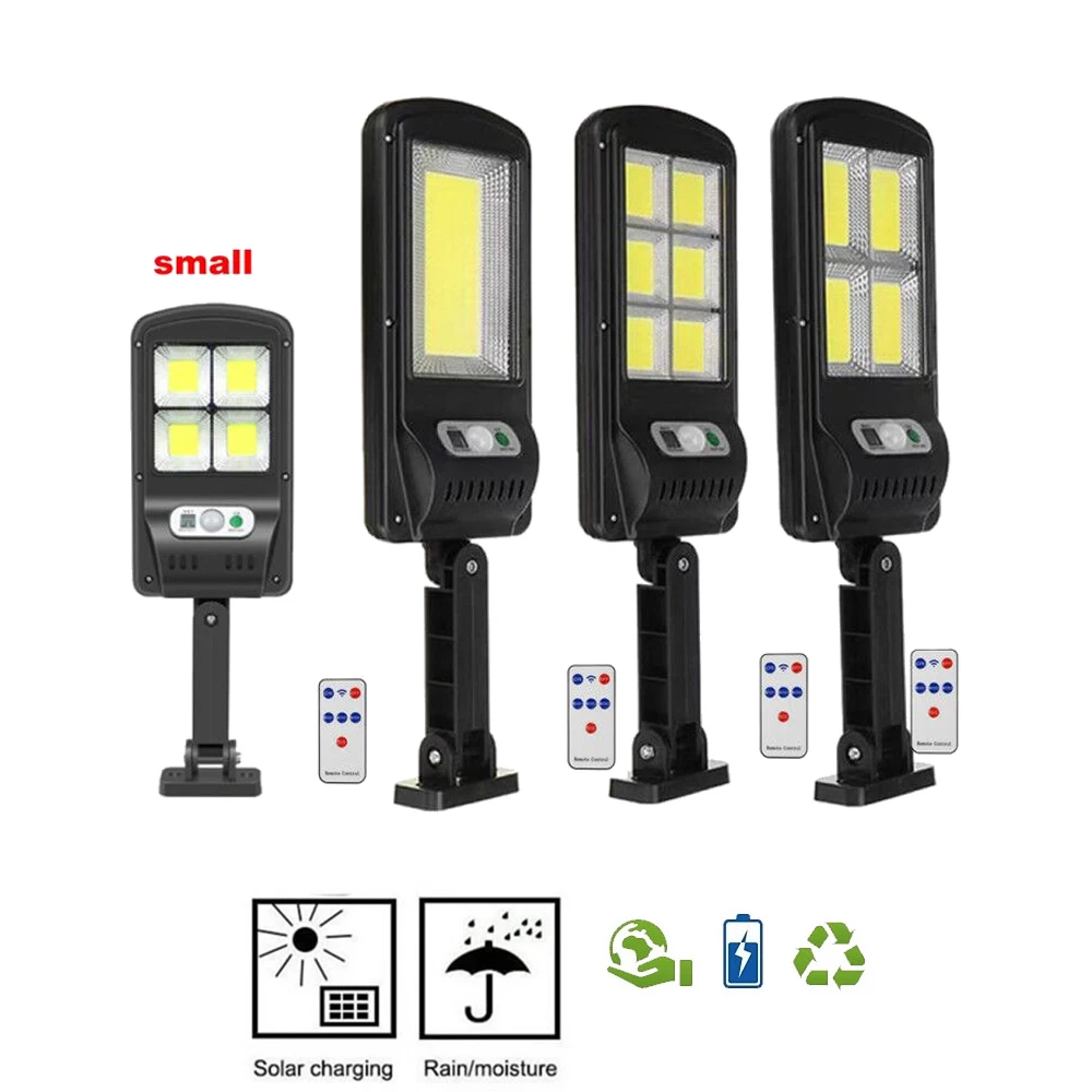 

1-4pcs 3 Modes PIR Motion Sensor remote 1-4pcs 48-128 Solar lamp Solar Rechargeable Energy Saving Security Lights Outdoor Wa flo