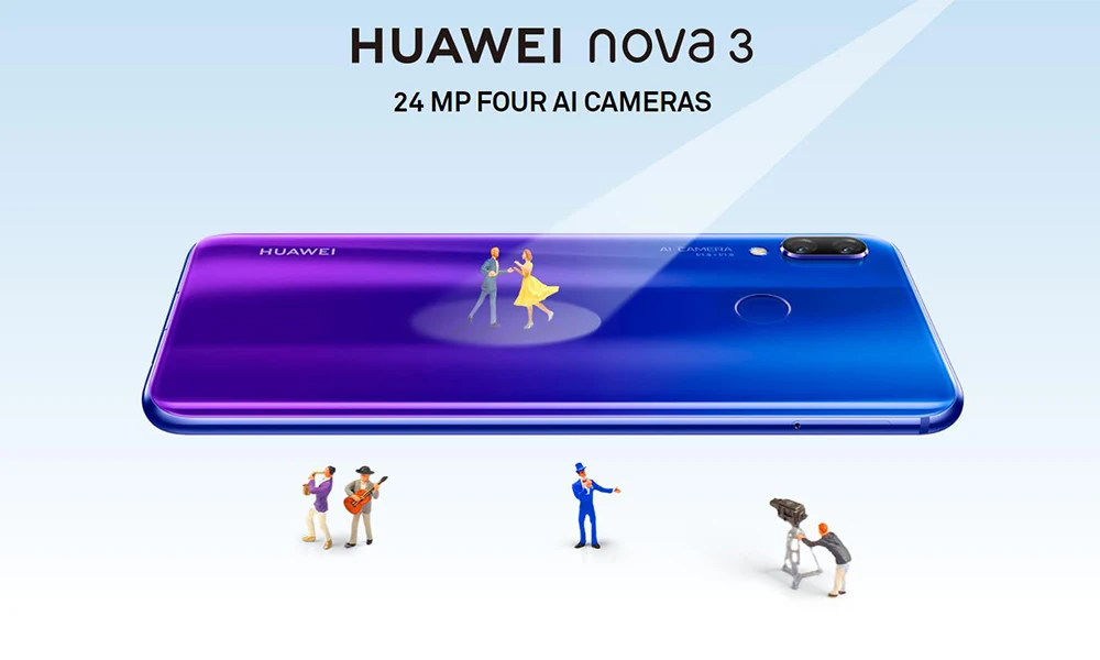 Huawei Nova 3 с глобальной версией, 6 ГБ, 128 ГБ, смартфон, 24 МП, двойная камера s, 24 МП, фронтальная камера, 6,3 дюйма, полный экран, Kirin 970, Android 8,1 Скидка 600 руб. /. При заказе от 5500 руб. /Промок