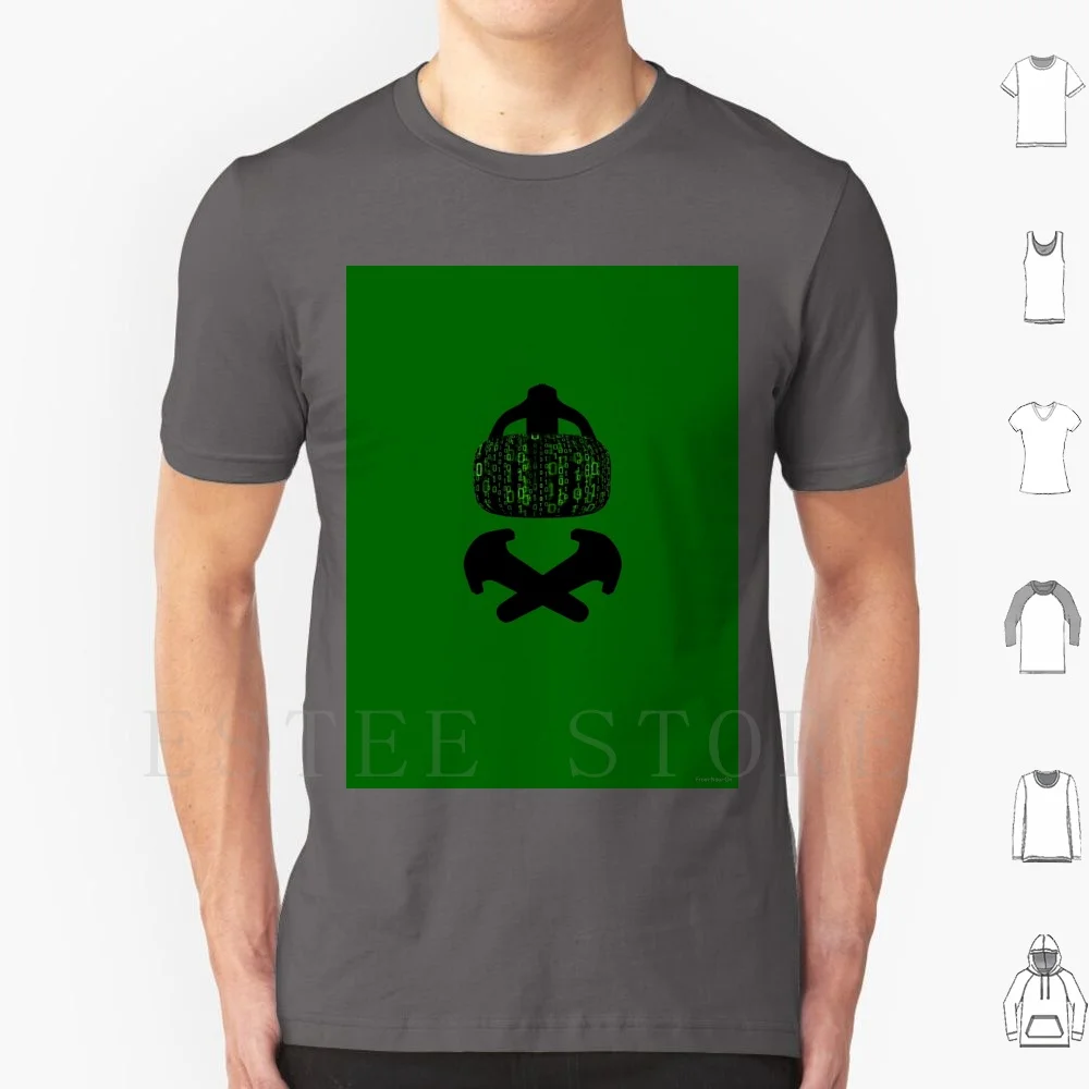 Maglietta Virtuale Jolly Roger Fai Da Te Grande Formato 100% Cotone Vr Realtà Virtuale Verde Blu Esports Beat Sabre Gorn Pavool Blade E