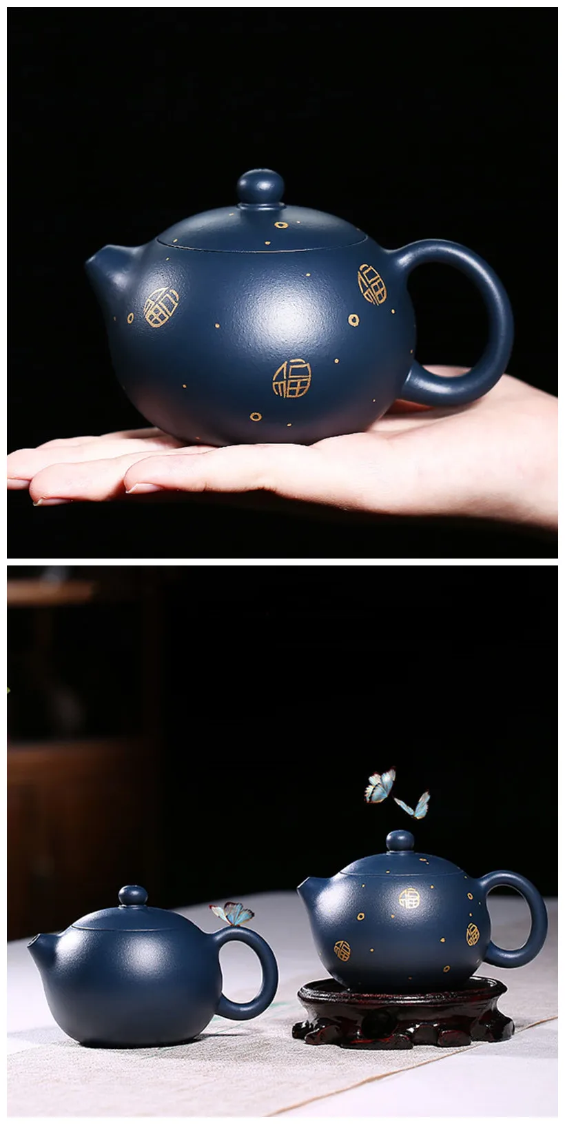 中国風の工芸品 3点セット ティーカップセット ティーポット付きティーセット 中国の本格的