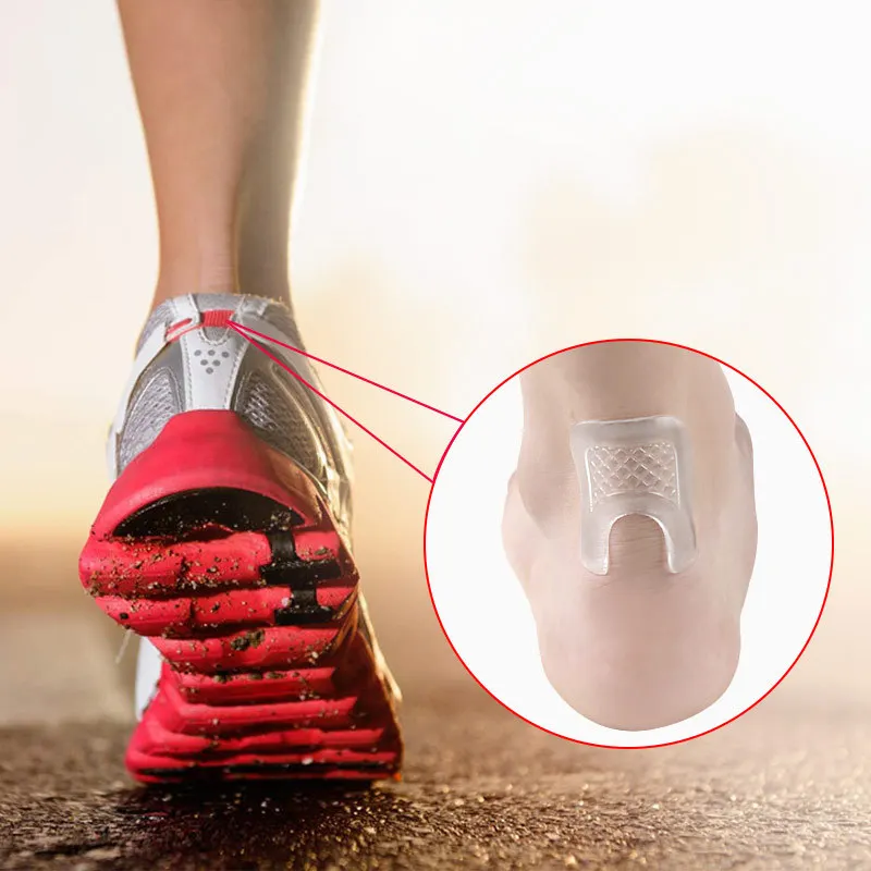 4pieces=2pairs Feet Care Tool Gel Shoes Stickers Silicone Pads Blisters Corns Calluses Pain Relief Spots Bunions Heel Shoe Pad