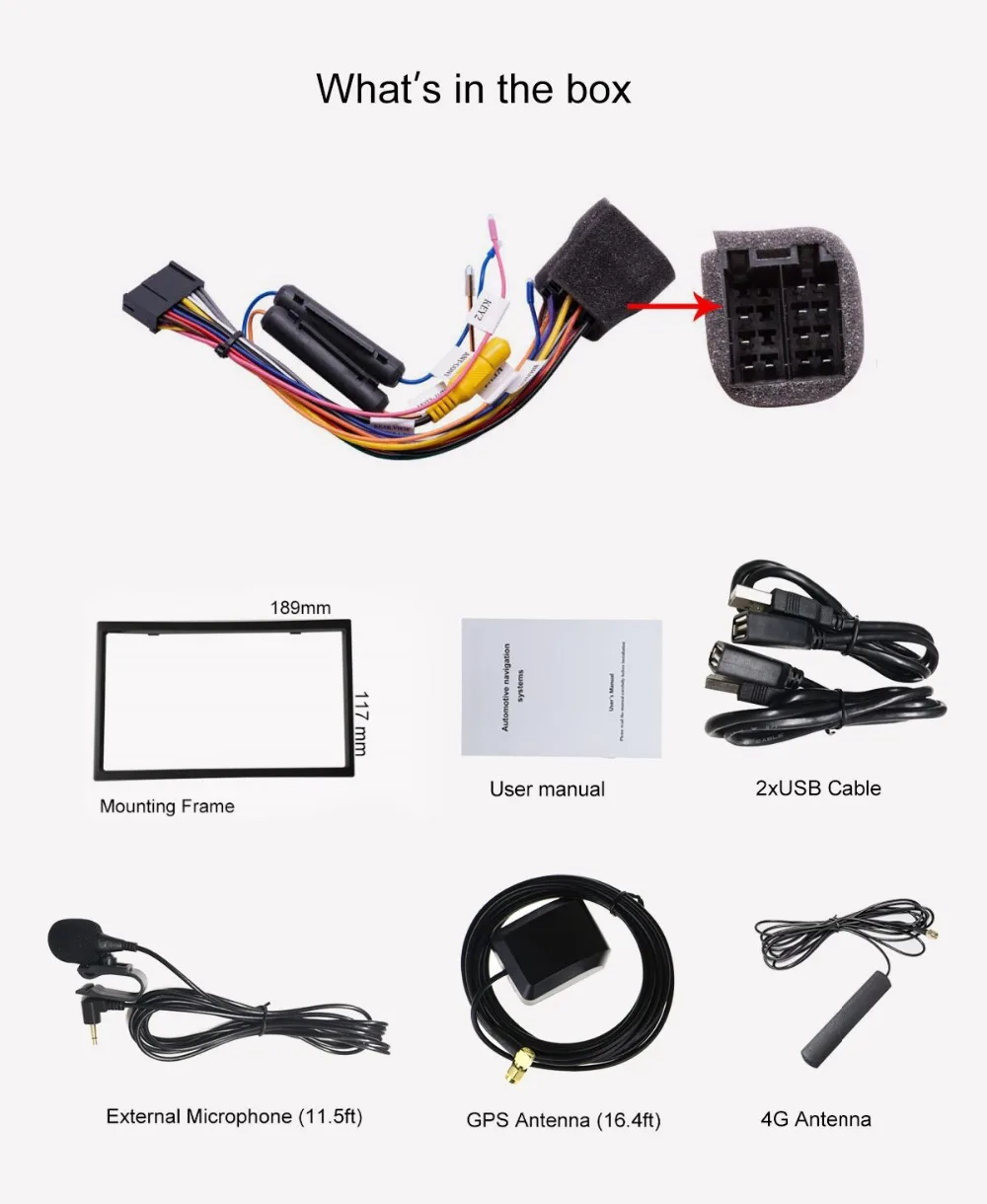 Cheap Android 8.1 Octa Core 4GB+64GB car radio player Support 4G/ Carplay Android auto/SWC/fast Boot HD with free OBD 2 din autoradio 22