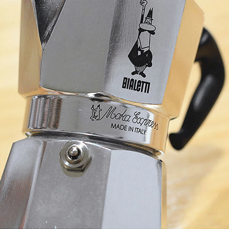 Bialetti Aluminum Coffee Moka Pot Espresso Percolator Stove Coffee Maker Pot Classic Octagonal Shape Home Outdoor Cafe Tool coffee pot espresso coffee maker espresso maker coffee maker