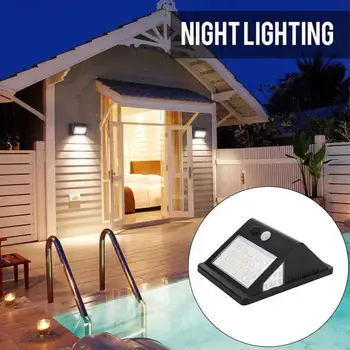 

Wall Light Street Lamp Motion Sensor Solar Outdoor Home Walkway Lights Durable 26LED Waterproof