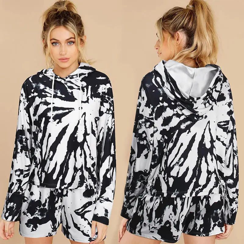 Женское платье свободного кроя с длинным рукавом капюшоном толстовка прямые