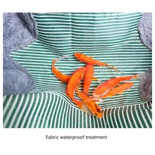 Кухонный бытовой для приготовления пищи водонепроницаемый маслостойкий женский фартук в полоску без рукавов Регулируемый стираемый ручной Водонепроницаемый Фартук R3MF