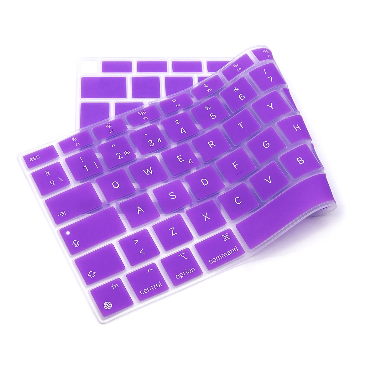 Spanish Laptop color silicone Keyboard Cover For Macbook Air 13 A2337 Protective film keyboard case For Apple Air13 M1 2020 New