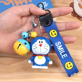

Cartoon Cute Doraemon Keychains Creative Anime Cat Doraemon Key Chain Pendant For Children Bag Keyring Gifts Lovers Bag Pendant
