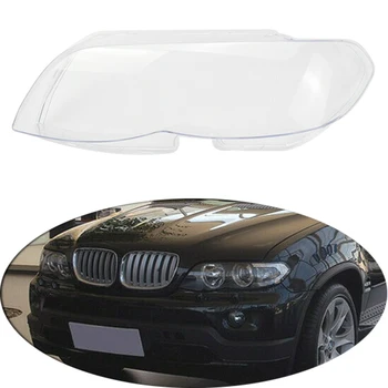 

1Pcs Car Headlight Lens Cover Front Right Side Headlamp Head Lights Transparent Lens For BMW X5 E53 530i 544i 2004 2005 2006