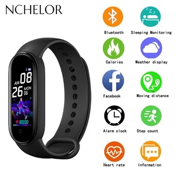 

Smart Watch Sports Running Heart Rate Pedometer Bluetooth Men and Women Multi-Function Student Bracelet Electronic Watches