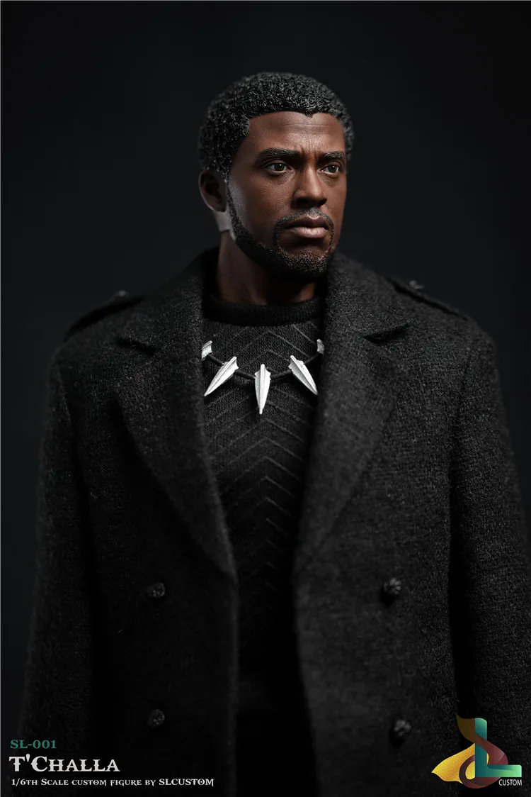 SL-001 T'CHALL 1/6 The King Of Wakanda Black Panther Action Figure Doll Toys 