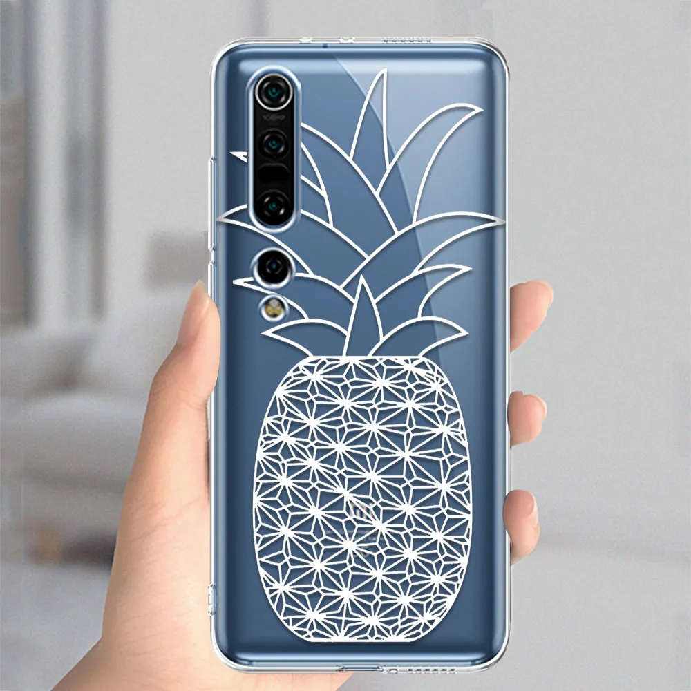 White Mandala Case For Xiaomi Redmi Note 10 8T 9 8 7 Pro 9A MI Note 11 10 9 9T Pro SE A3 Lite Poco X3 NFC F1 Soft TPU Phone Back