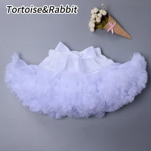 Бальное платье-пачка маленьких девочек; пышная детская фатиновая юбка-американка принцессы; одежда для дня рождения; вечерние юбки танцев