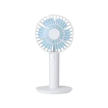 

033a Creative Usb Power Display Handheld Fan Convenient Mini Fan Student Fan Summer Portable Small Fan