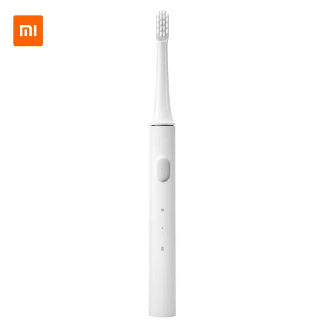 Оригинальная Xiaomi Mijia T100 умная электрическая зубная щетка 46 г 2 скорости Xiaomi Sonic зубная щетка отбеливание Уход за полостью рта зона напоминание - Цвет: 1pcs