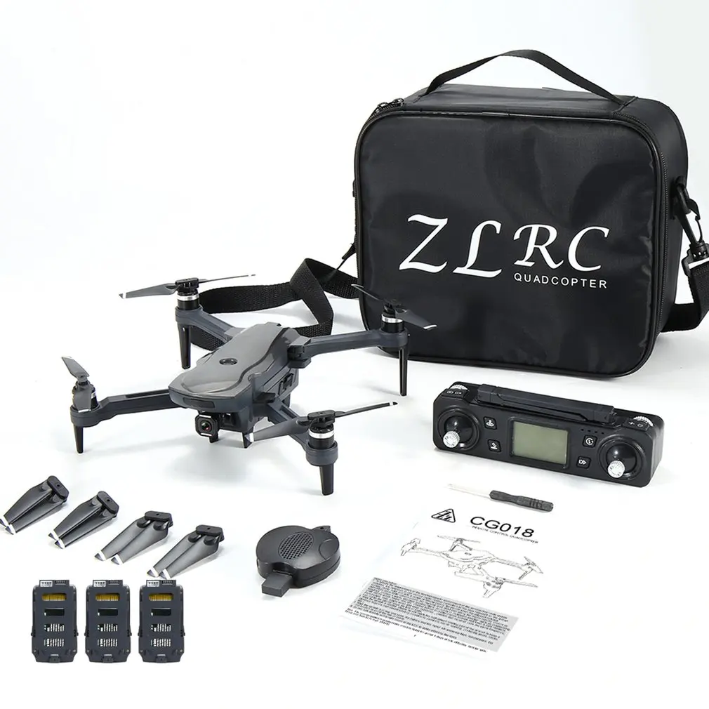 

CG018 RC Folding Drone with 4K HD Camera Gesture Photo Drone RC Helicoter Four-Axis Aircraft GPS/Optical Flow Drone