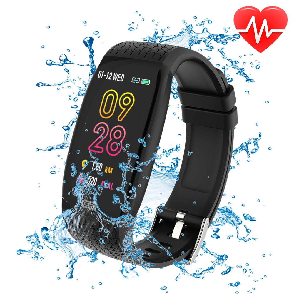 Ultralight Smart Bracelet IP67 Sports Pedometer Fitness Tracker Heart Rate Blood Pressure Monitor Smart Wristband