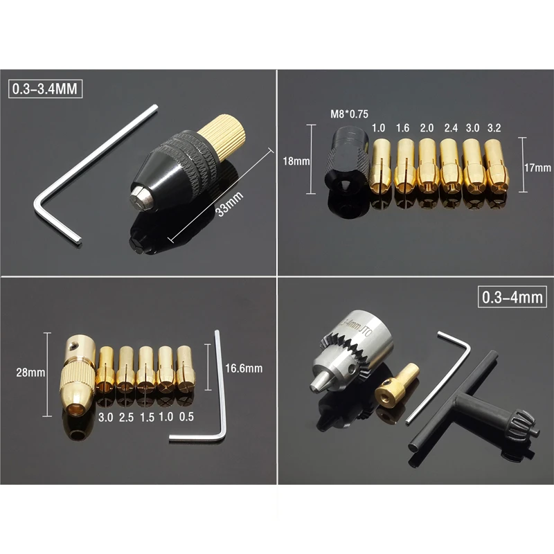 Trapano A Mano Con 4 Punte - Set Per Lavorazione Legno Fai Da Te, Bit 1.5/2.0/3.0/5.0mm - Foto 12