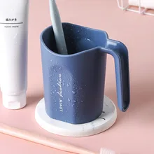 PP материал, чашка для полоскания, зеленые экологически чистые принадлежности для ванной комнаты, Мультяшные животные, зубная щетка, промывка, чашка для мытья зубов, Кружка 1 шт