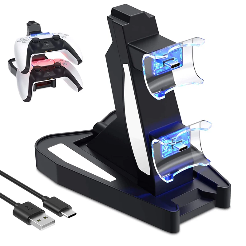 

Fast Charging Docking Station Stand For PS5 Controller Charger For PS5 Gamepad Joystick Accessories