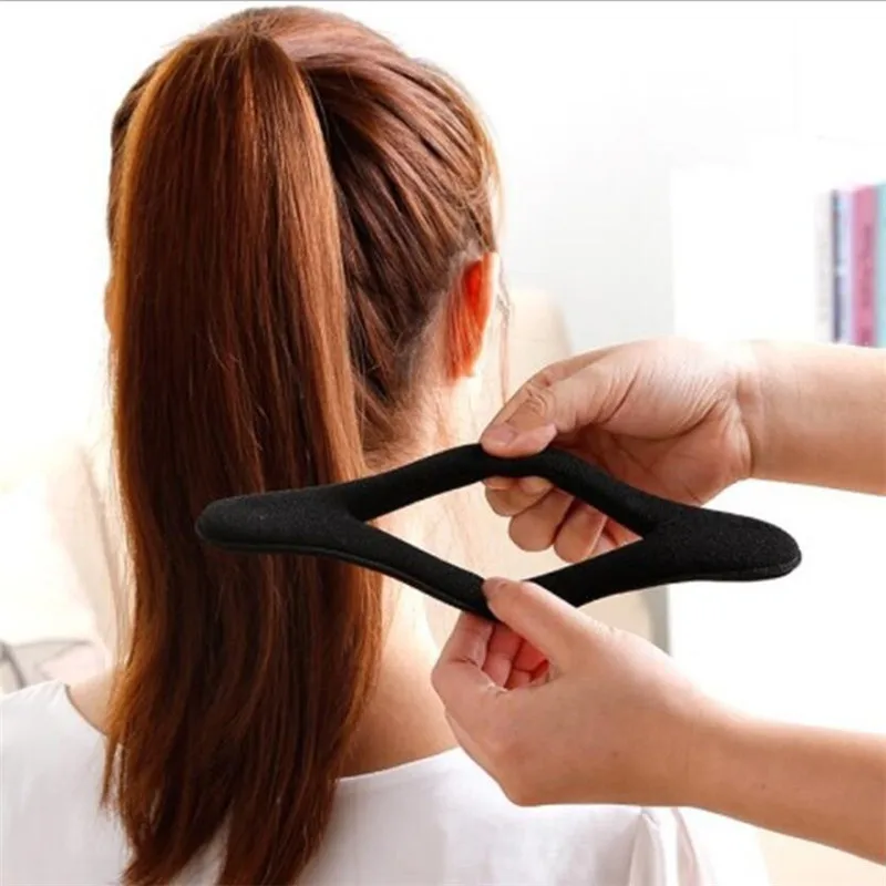 4pcs/set Magic Foam Sponge Clip Bun Curler Braider Hairstyle Twist Maker Tool Dount Twist Hair Accessories Styling Twister 4