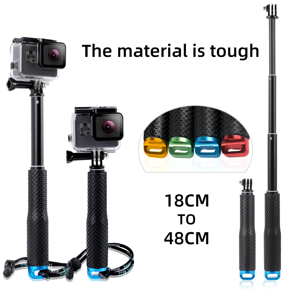 Extendable for Go Pro Stick Handheld Palo for Gopro Selfie Sticks