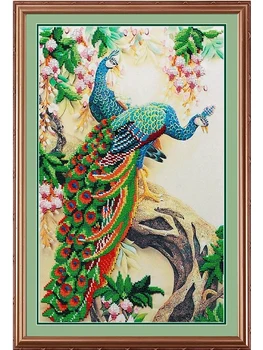 

Set for embroidery with beads MP Studio БГ-174 "Peacocks"