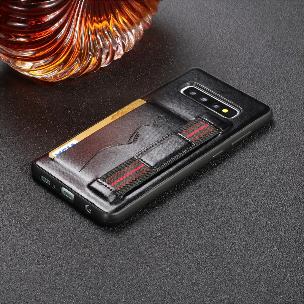 Кожаный чехол для телефона для samsung Galaxy S10 край S9 плюс M30 A6 плюс A7 A5 A10 A20E A30 A40 A50 A60 A70 A80 Примечание 10 Pro 9 чехол из искусственной кожи