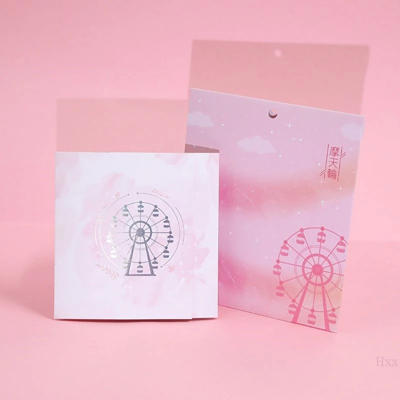  New 3D Pop Up Ferris Wheel Greeting Cards Postcards Invitations Envelope Birthday - 4000340972997