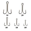 Double Fishing Hooks 20pcs/set High Carbon Steel Fly Tying Barbed Double Fishing Hook Size 1# 2# 4# 6# 8# 9908 ► Photo 2/6