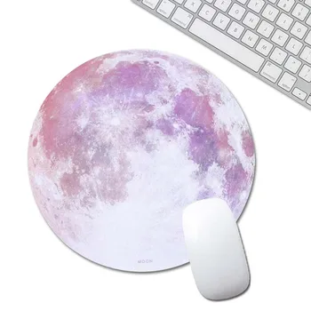 

Mouse Pad,Anti Slip Planet Mouse Computer Mouse Padding Rubber Thickening Cartoon Round Mouse Pad for Desktops PC and Laptops,