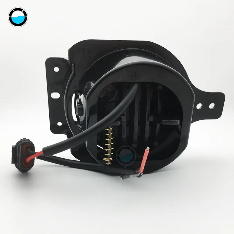 Для Jeep Wrangler JL черный 4 дюйма светодиодные противотуманные фары светильник головной светильник 30 Вт светодиодный проектор линзы фары ближнего света с кронштейном из водонепроницаемого материала