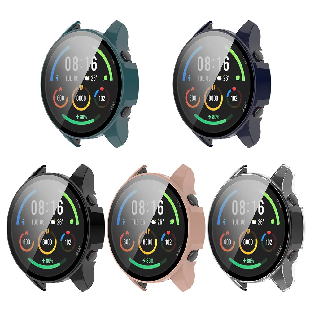 Protector Film Cover for Xiaomi Mi Watch Color Sport Smartwatch Screen Case For Xiaomi Mi Watch Color Accessories