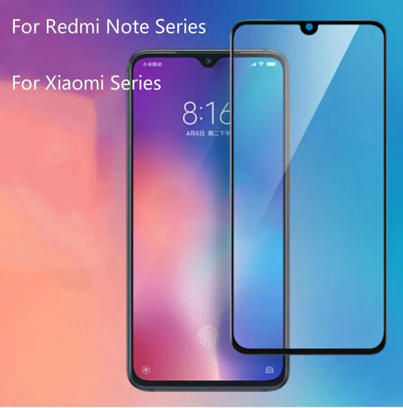 

Screen Protector For Redmi Note8 pro Note8 Note7 Note7 Pro K20 K20 Pro For Xiaomi 9lite 8pro 5X A1 6X Full Cover Tempered Glass