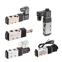 Uxcell 1 шт. пневматический Соленоидный клапан с воздушным управлением 5 способ 2 Позиции 1/" PT внутренний пилотируемый действующий Тип 4V110-06