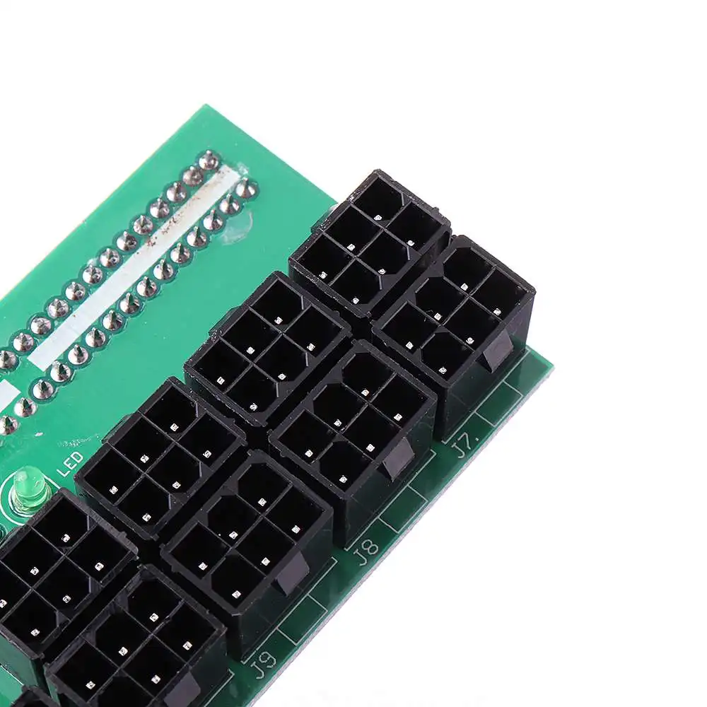 CLAITE 10x 6Pin сервера Мощность панель переключения к 6pin адаптер 12В Графика карта плата преобразователя