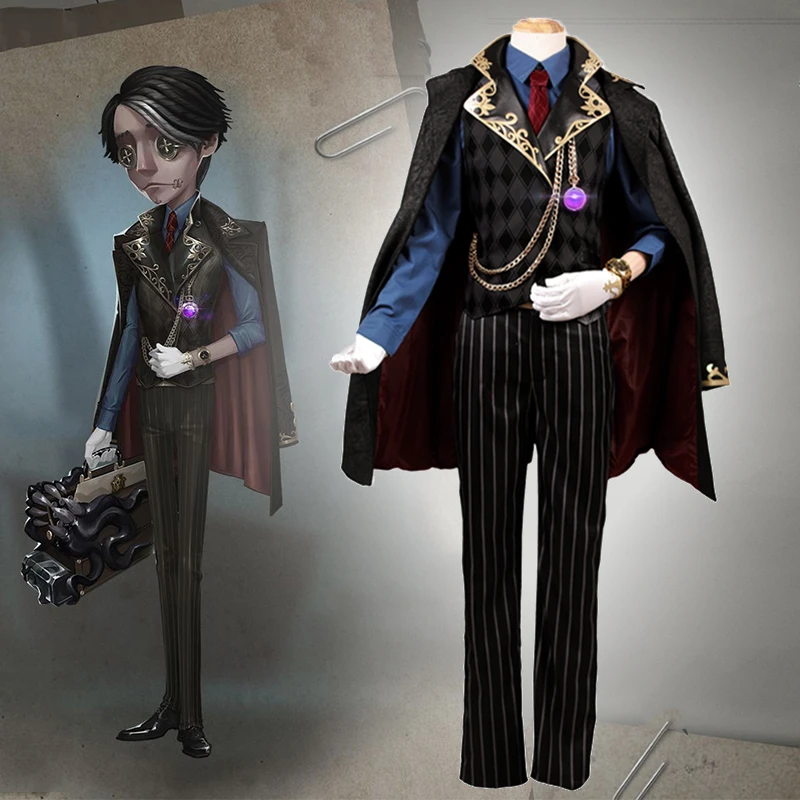 ゲームアイデンティティvコスプレ衣装embalmerイソップカールコスプレ衣装サバイバートリックスタースキン制服スーツ男性服コート Anime Costumes Aliexpress