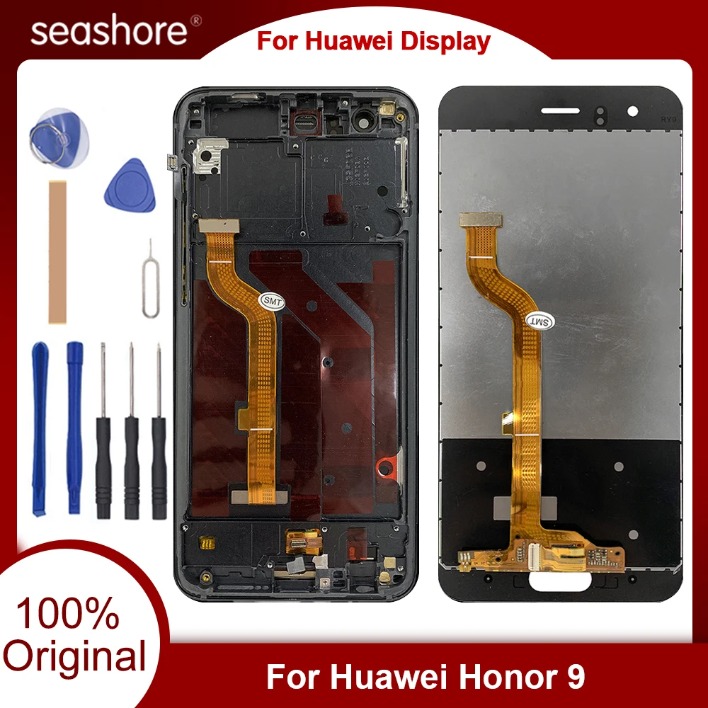 Original Display For Honor 9 LCD Display Touch Screen Digitizer For HUAWEI Honor 9 LCD Display Replacement Part STF-AL00 STF-L09