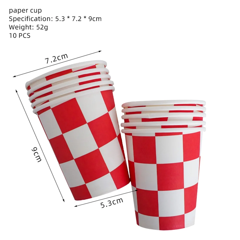 10pcs/set Paper Disposable Cup, Metallic Star Pattern Disposable Paper Cup  For Party