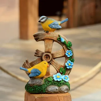 

American Resin Bird Ornaments Creative Birthday Gifts Home Livingroom Study Office Furnishing Decoration Garden Figurines Crafts