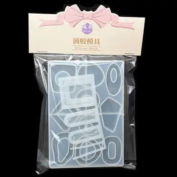 

Acrylic Earring Epoxy Resin Molds Geometric Earrings Pendant Resin Silicone Mold