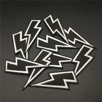 10 Pcs/Lot DIY Lightning Embroidered Patches | Iron-On Badges for Clothing, Fabric, Sewing Stickers, Appliques - Image 5