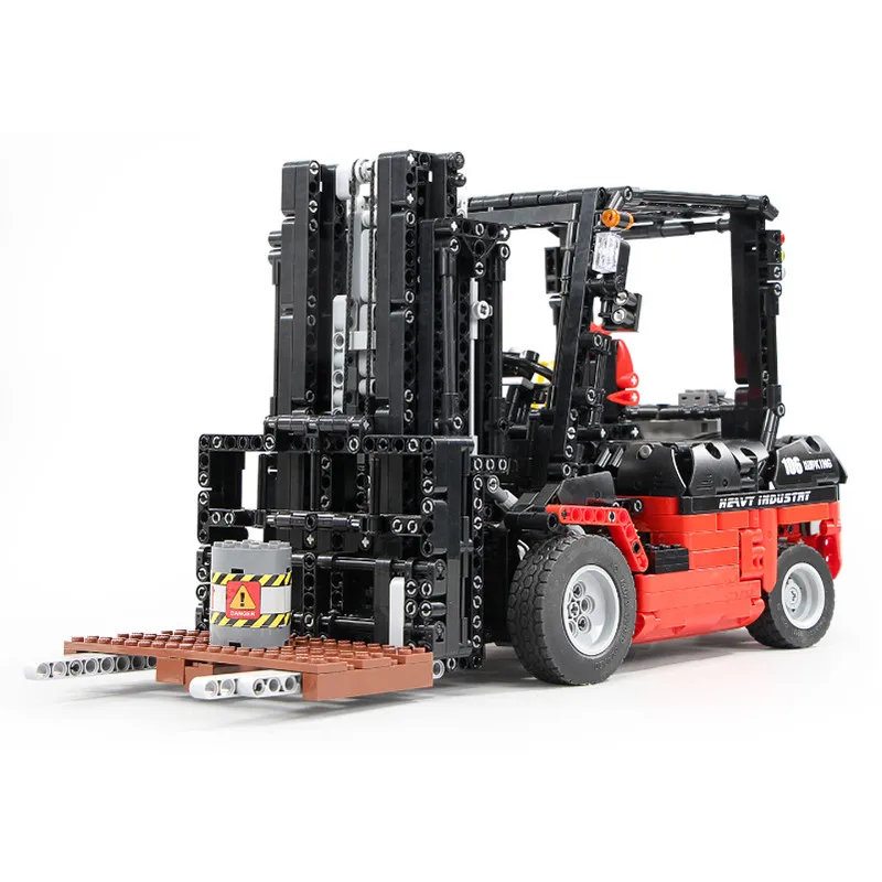 

DIY Blocks Technic Stacker Car Model Machinery APP Remote Control Science And Technology Assembled Blocks Toy for Child