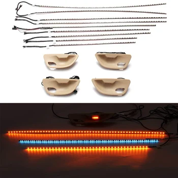 

Waterproof Flexible 12V Car Interior Ambient Door Light 2 Colors Atmosphere Light Accessories for BMW 5 Series F10/F11 2010-2017