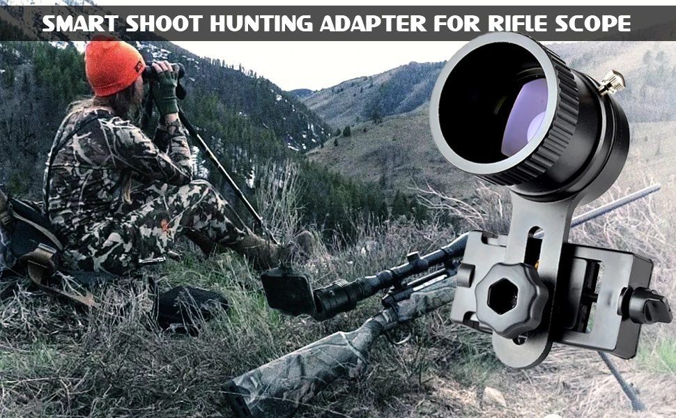 Винтовка прицел смартфон Монтажная система-Smart Shoot Scope Mount адаптер для оружейного прицела Airgun Scope дисплей с передовым стеклом