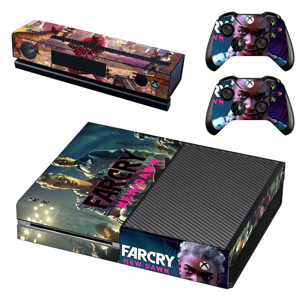 GSTM2576 FARCRY Far Cry рассвет наклейка для кожи Полное покрытие для Xbox One консоль и Kinect и 2 контроллера для Xbox One Наклейка для кожи - Цвет: GSTM2576