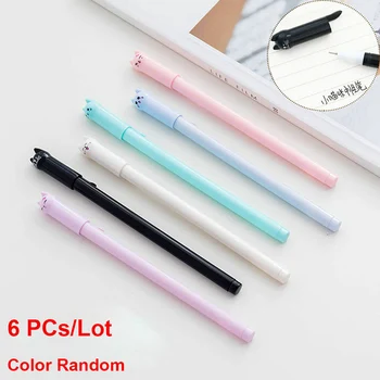

Cute Swing Tail Cat Gel Pen Students Use 0.5 Full Black Pen School Office Supplies H-best